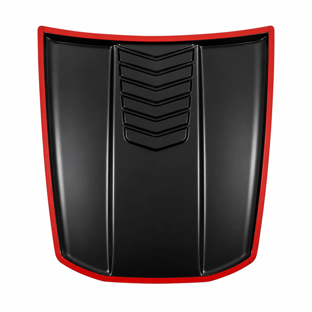 VW Amarok, Navara & Musso Bonnet Scoop — Matte Black