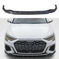 Audi A3 & S3 Front Splitter — S-Line Sedan 8Y (2020–2024) Gloss Black