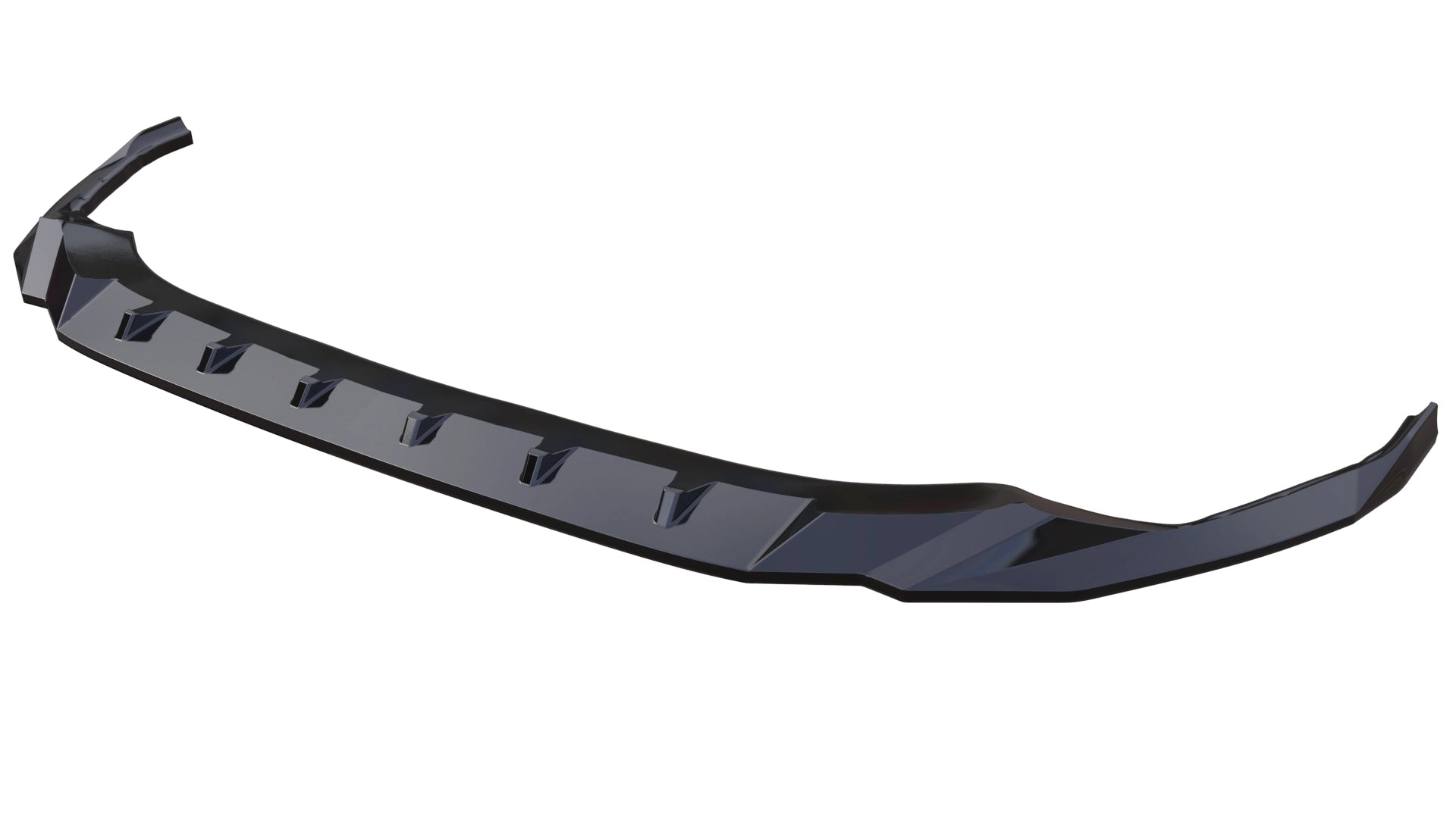 Audi A3 & S3 Front Splitter — S-Line Sedan 8Y (2020–2024) Gloss Black