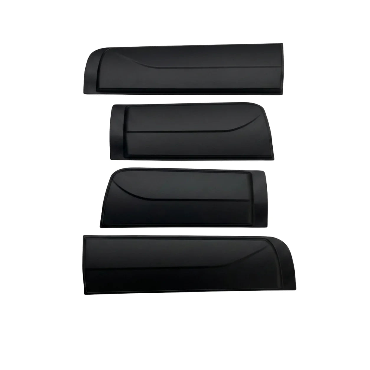 Body Cladding Set (4 Pcs) for FORD Ranger T6 / T7 / T8 (2012–2022) — Matte Black