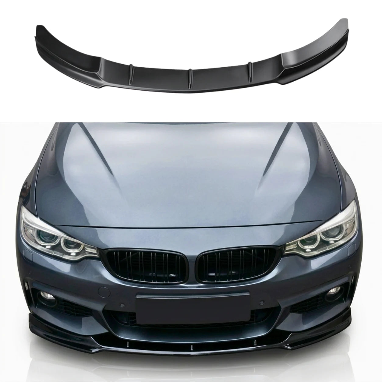 BMW 4 Series M Sport Front Splitter — F32 F33 F36 (2013–2019) Gloss Black