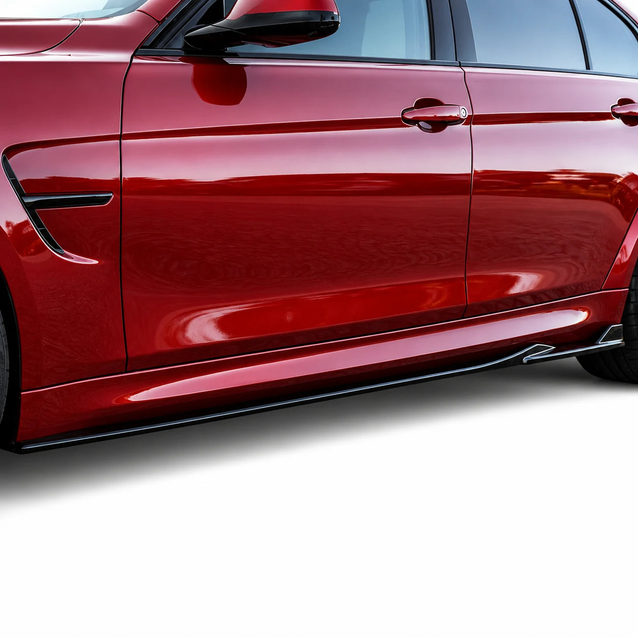 BMW M3 F80 Side Skirts (2pcs) — 2014–2018 Gloss Black