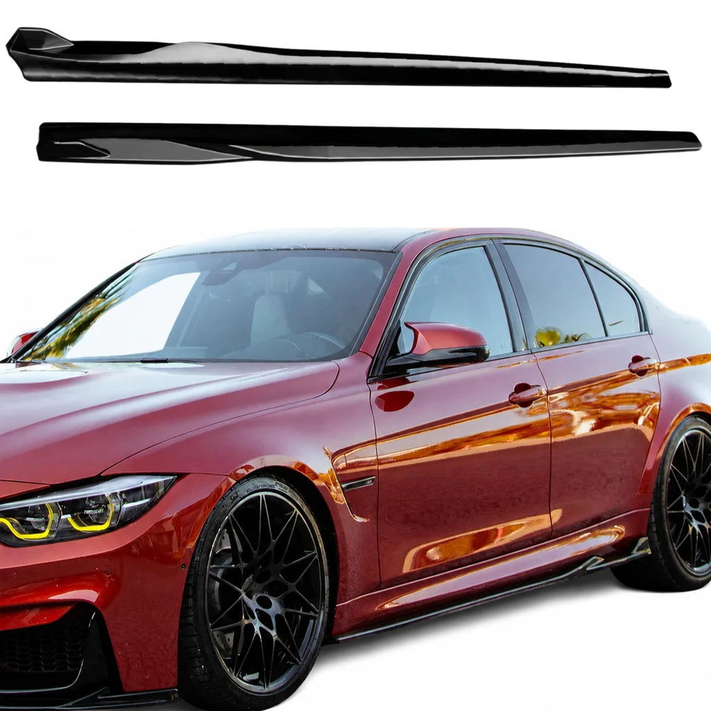 BMW M3 F80 Side Skirts (2pcs) — 2014–2018 Gloss Black