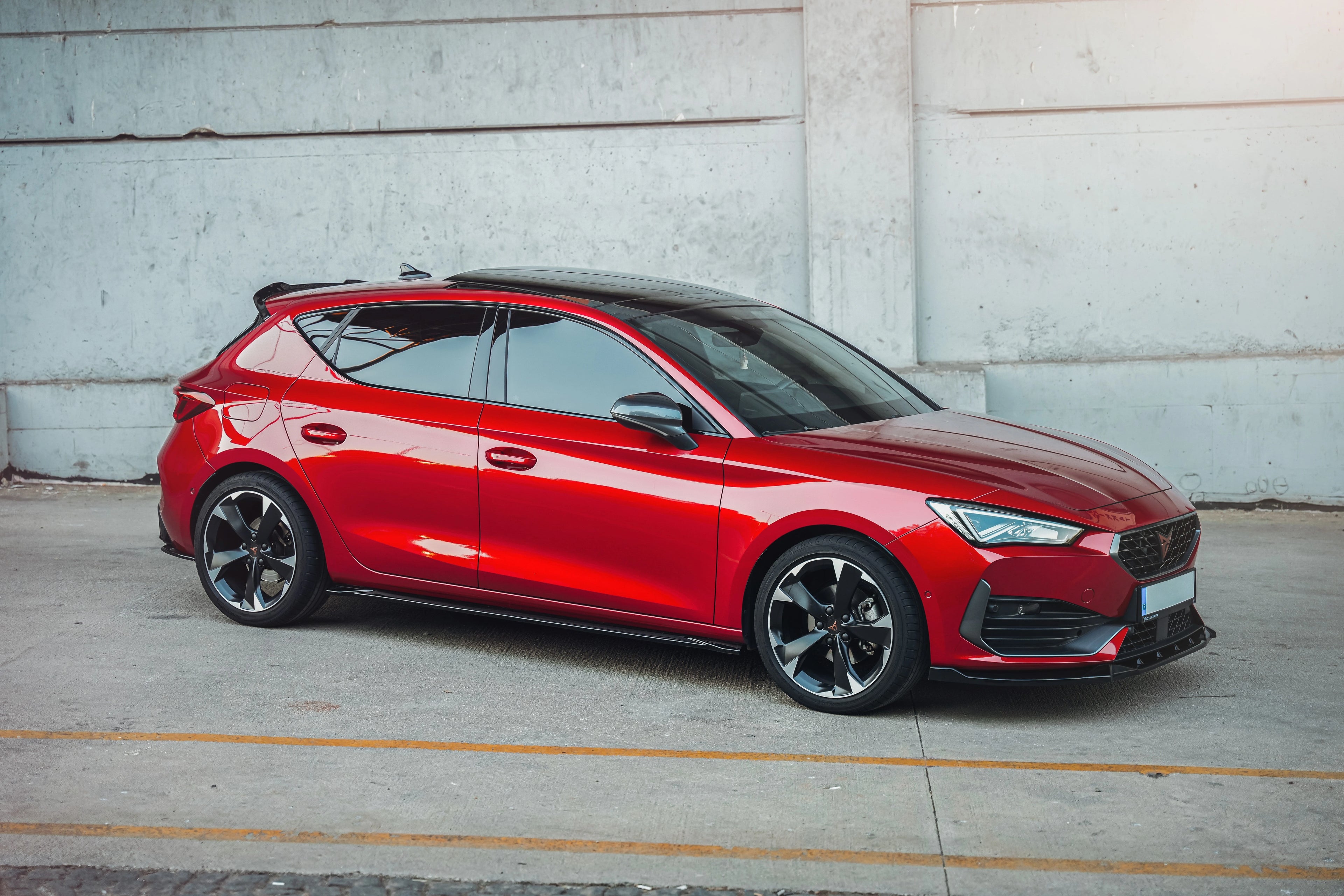 Cupra Leon Side Skirts — Seat Leon FR Mk4 2020+ Gloss Black (2pcs)