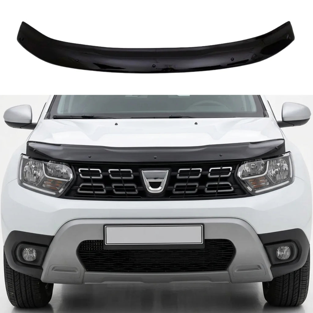 Dacia Duster Series 2 Bonnet Protector — 2018+ Gloss Black