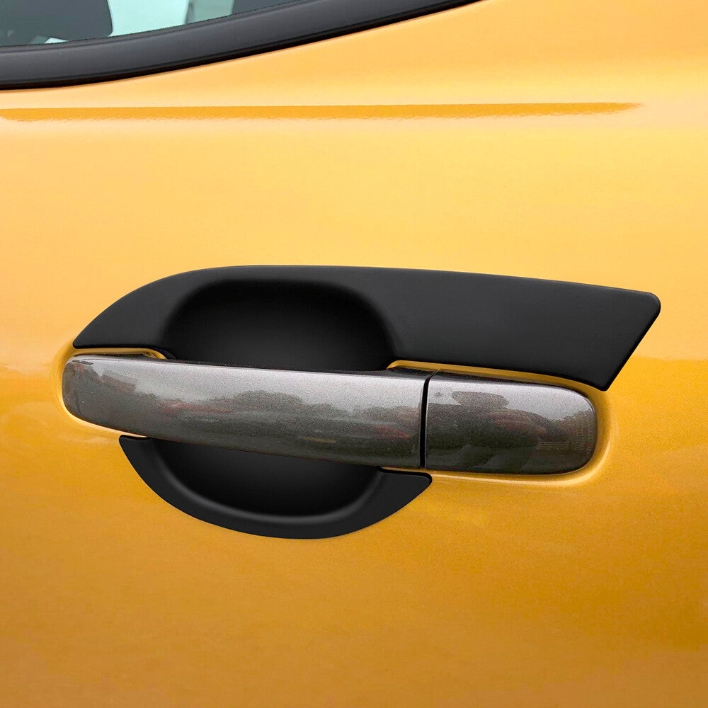 Ford Ranger Door Handle Bowl Inserts (4pcs) — T7 T8 2015–2022 Matte Black