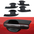 Ford Ranger Door Handle Bowl Inserts (4pcs) — T7 T8 2015–2022 Matte Black