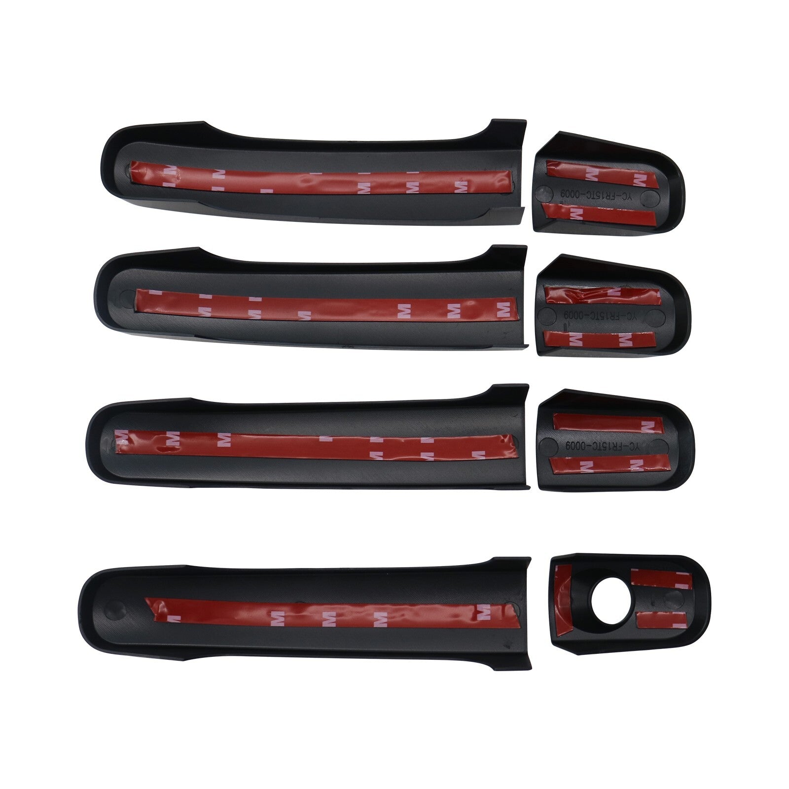 Ford Ranger Door Handle Covers (4pcs) — T6 T7 T8 2012–2022 Matte Black