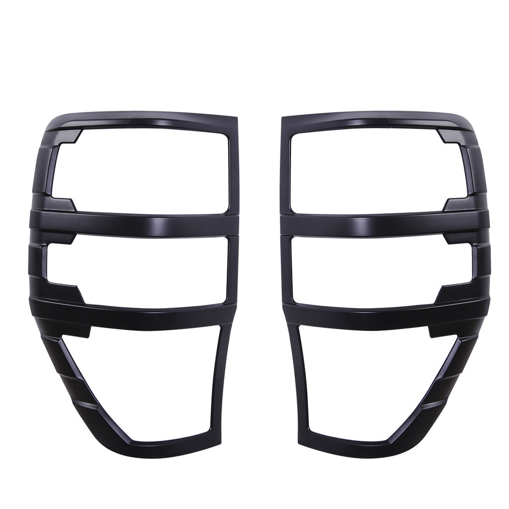 Ford Ranger Headlight & Tail Light Covers (4pcs) — T6 2012–2014 Matte Black