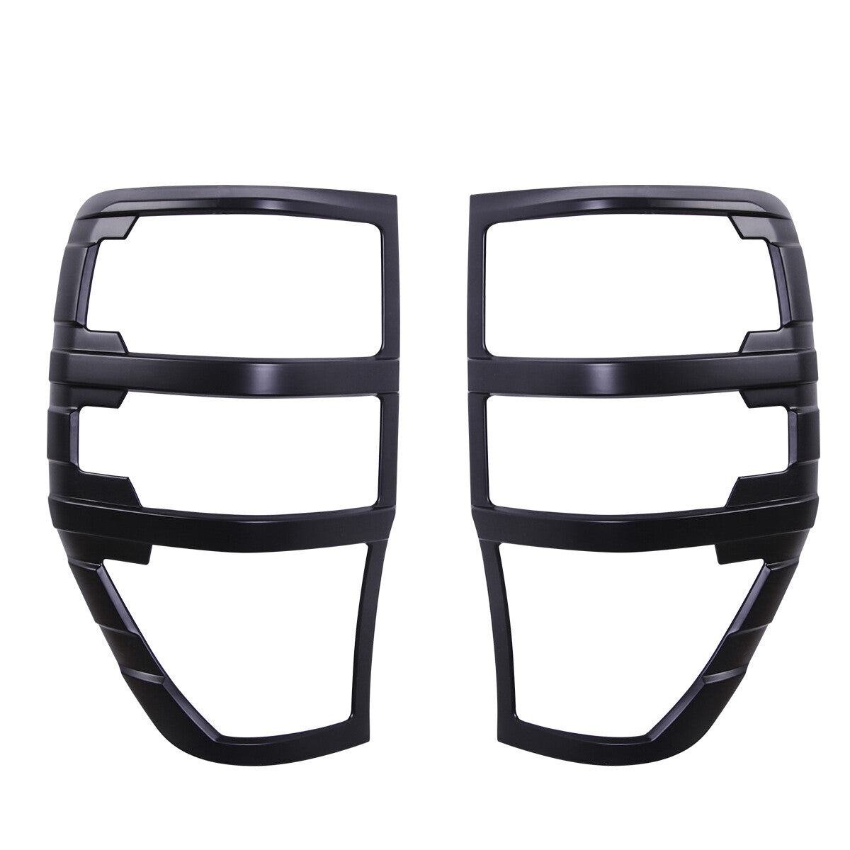 Ford Ranger Headlight & Tail Light Covers (4pcs) — T6 2012–2014 Matte Black