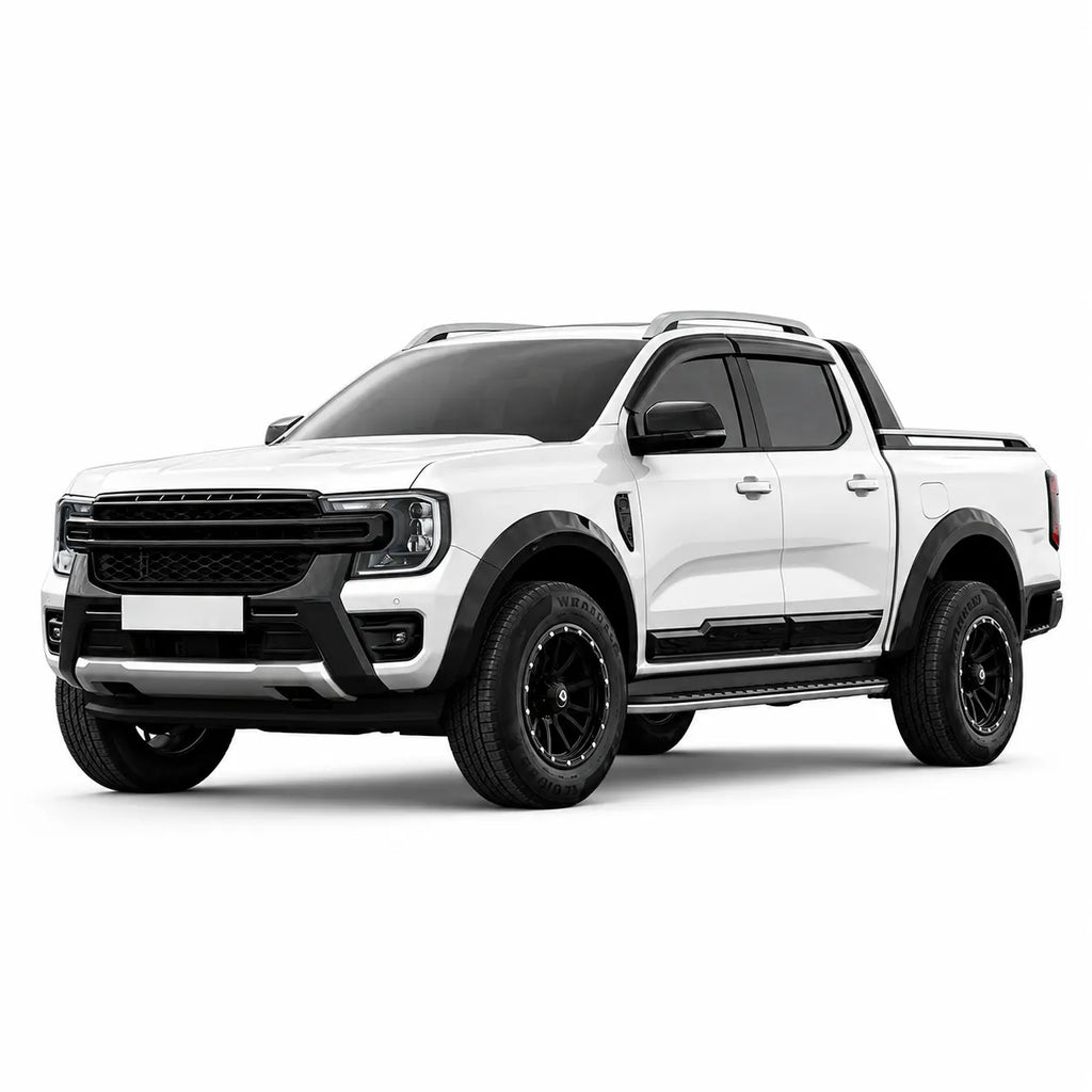 Ford Ranger T9 Body Cladding (4pcs) — 2022+ Gloss Black