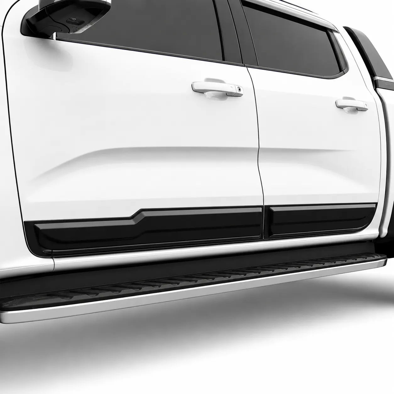 Ford Ranger T9 Body Cladding (4pcs) — 2022+ Gloss Black
