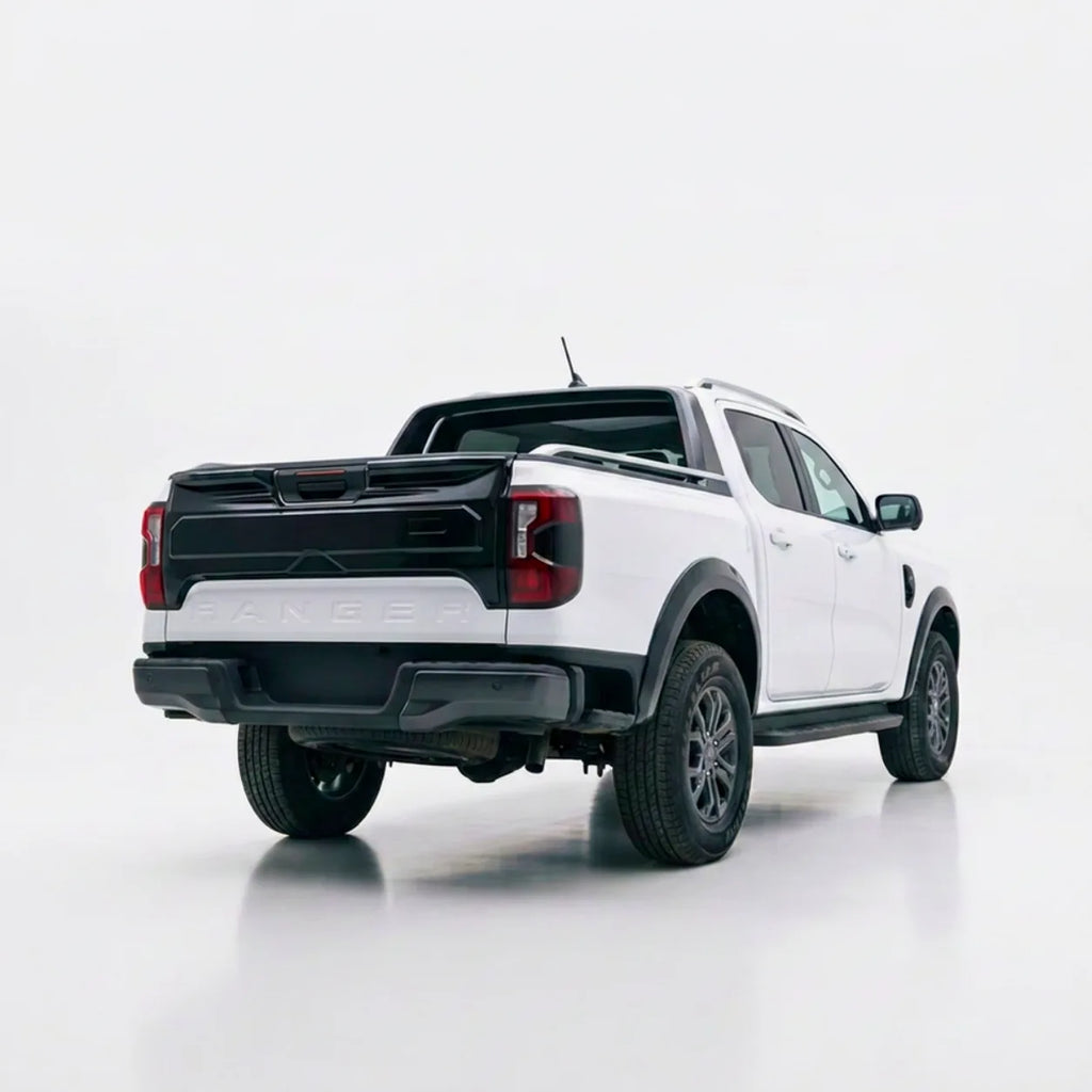 Ford Ranger T9 Tailgate Cover — 2022+ Gloss Black (Camera Compatible)