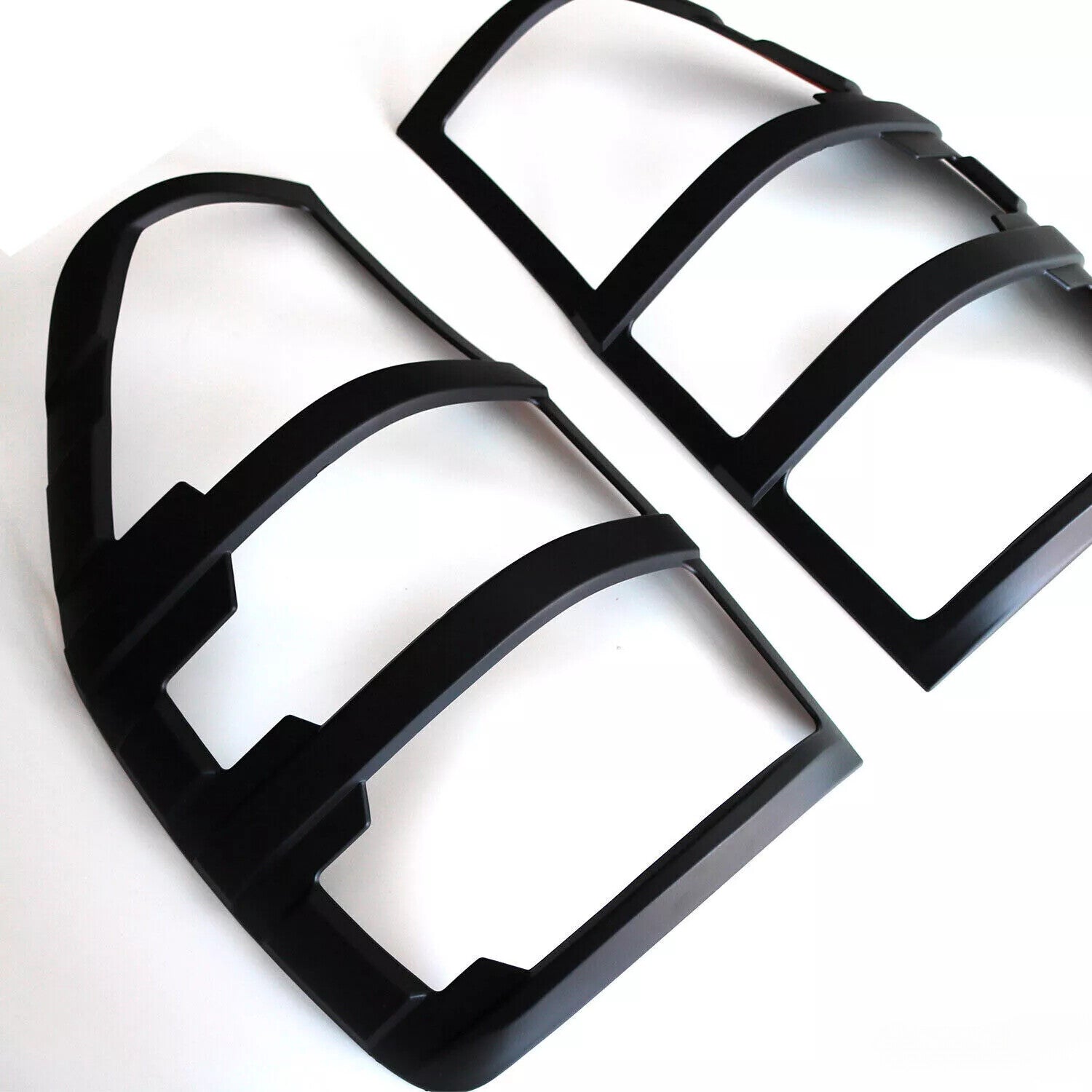 Ford Ranger Rear Tail Light Covers (Pair) — T6 T7 T8 2012–2022 Matte Black