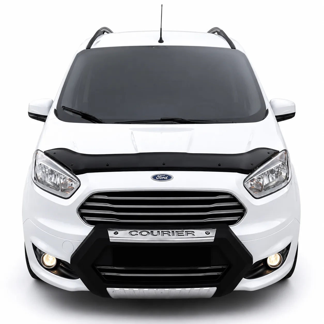 Ford Transit Connect Bonnet Protector — 2014–2018 Gloss Black