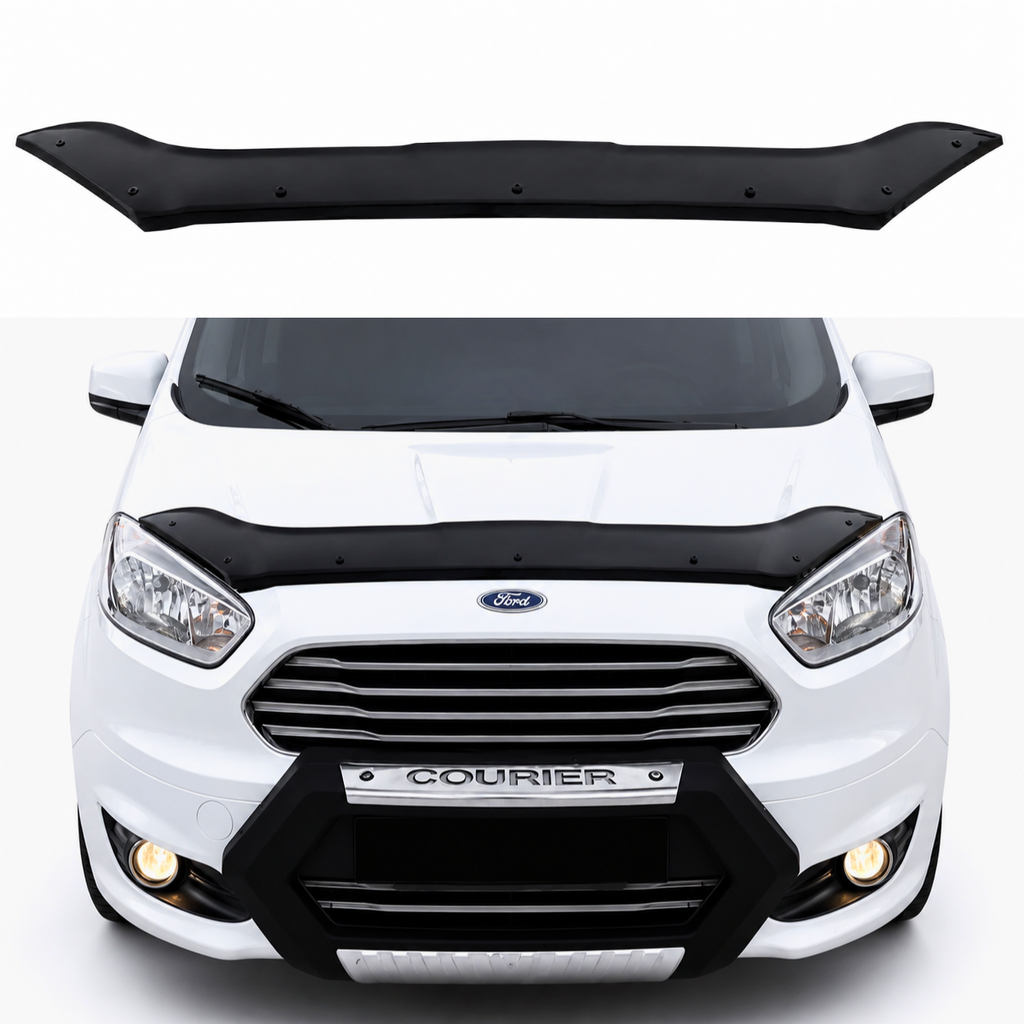 Ford Transit Connect Bonnet Protector — 2014–2018 Gloss Black