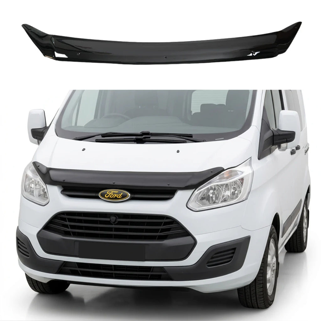 Ford Transit Custom Bonnet Protector — MK1 2012–2018 Gloss Black