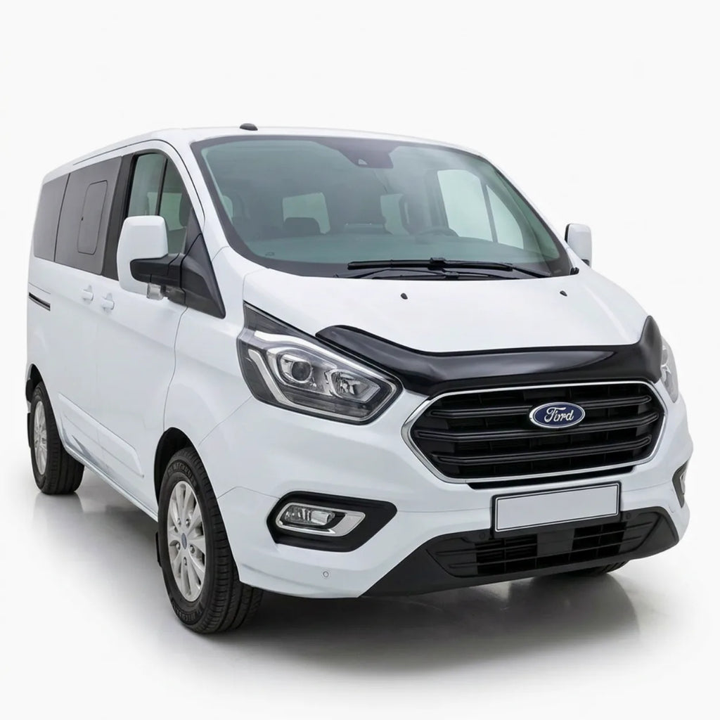 Ford Transit Custom Facelift Bonnet Protector — 2018–2023 Gloss Black