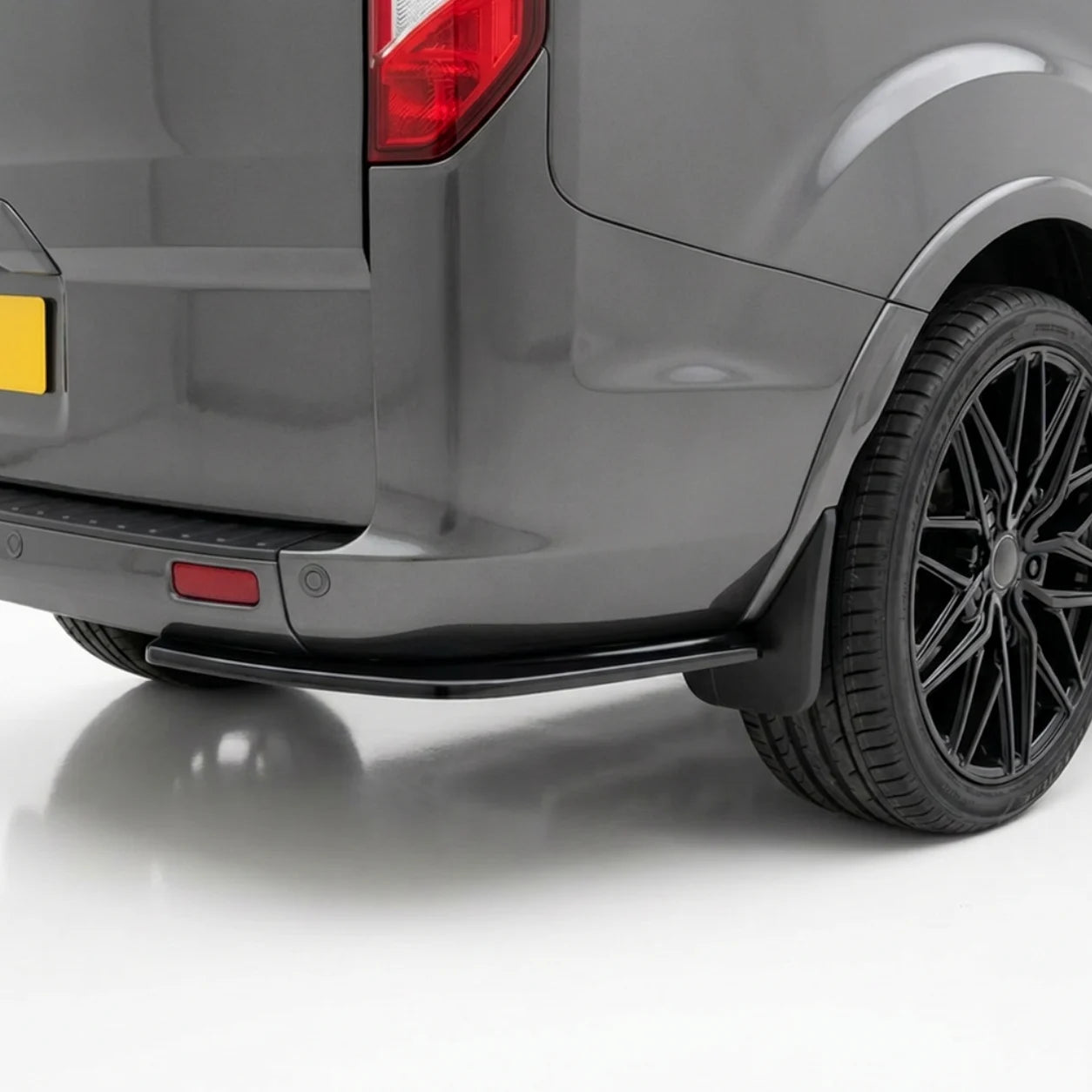 Ford Transit Custom Rear Side Splitters (2pcs) — Mk1 2012–2022 Gloss Black