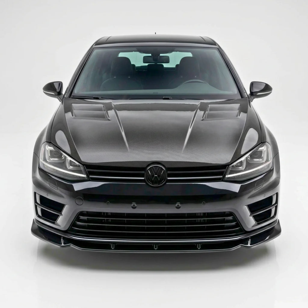 Front Splitter for Volkswagen Golf MK7 R (2013–2016) — Gloss Black