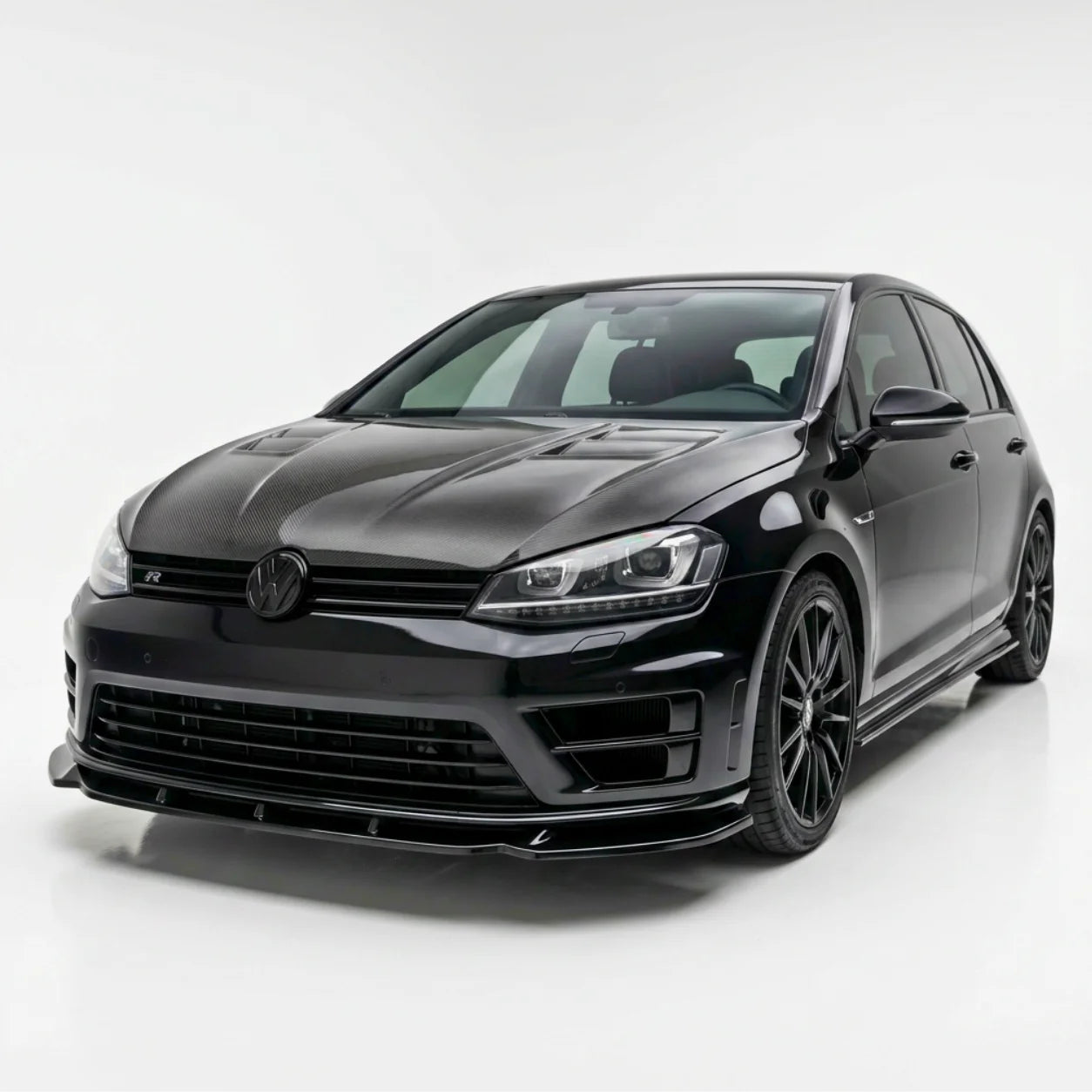 Front Splitter for Volkswagen Golf MK7 R (2013–2016) — Gloss Black