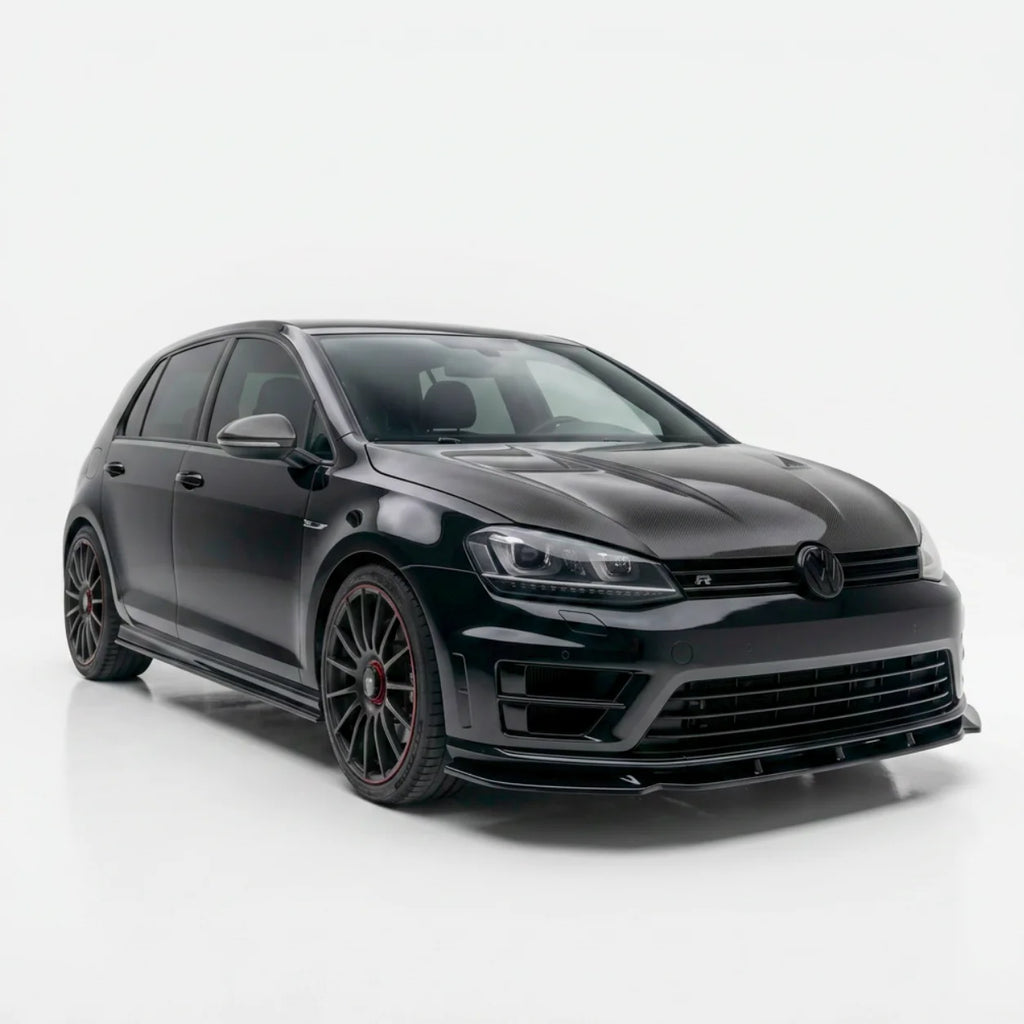 Front Splitter for Volkswagen Golf MK7 R (2013–2016) — Gloss Black