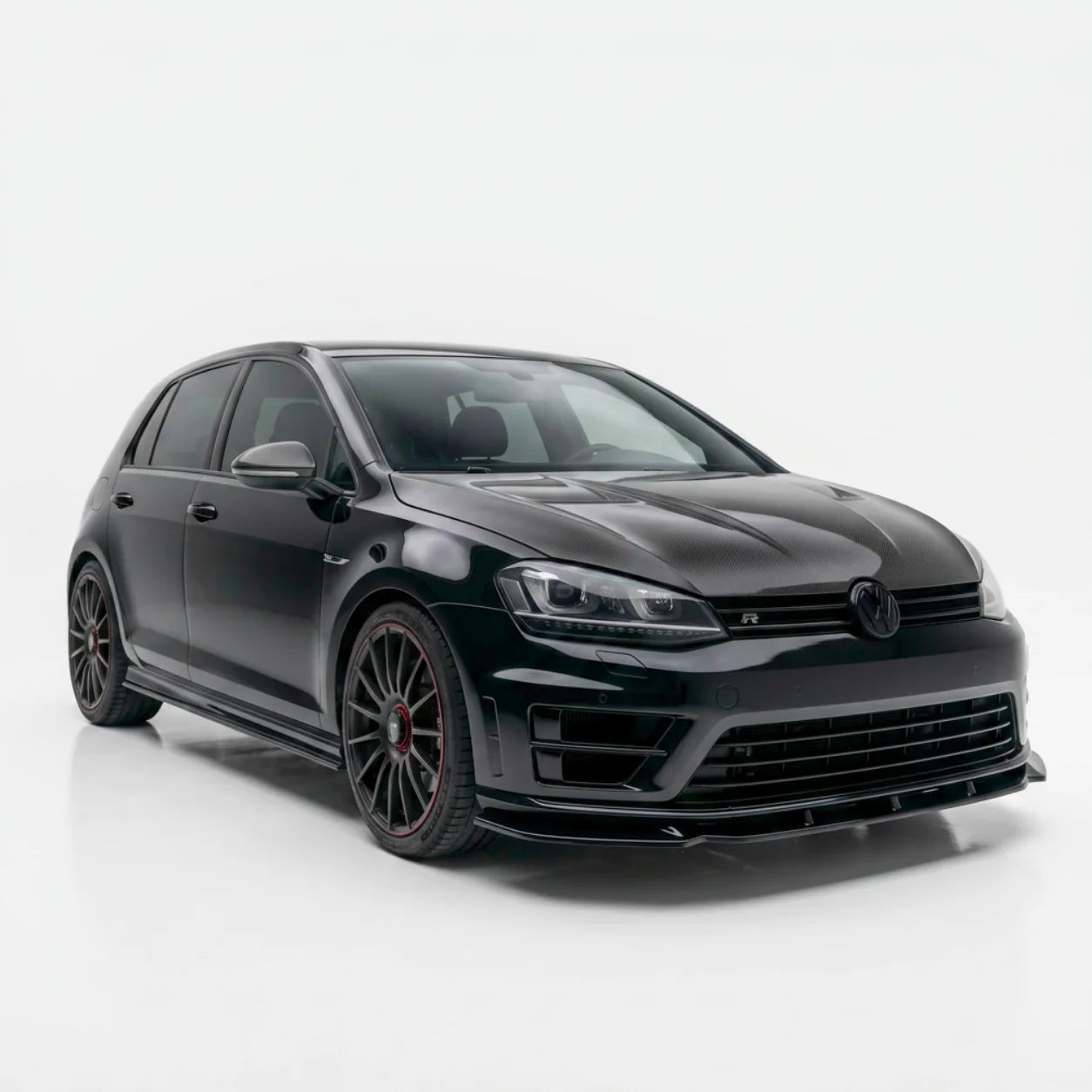 Front Splitter for Volkswagen Golf MK7 R (2013–2016) — Gloss Black