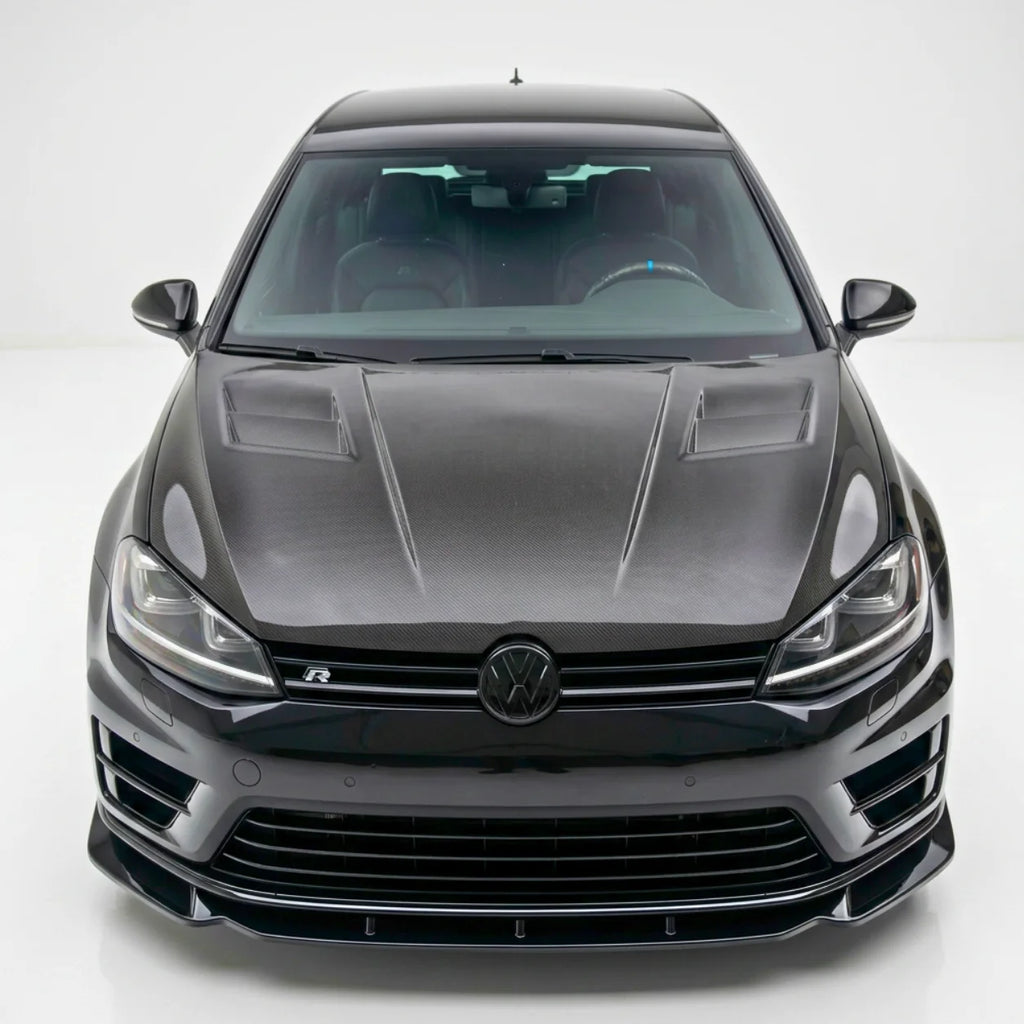 Front Splitter for Volkswagen Golf MK7 R (2013–2016) — Gloss Black