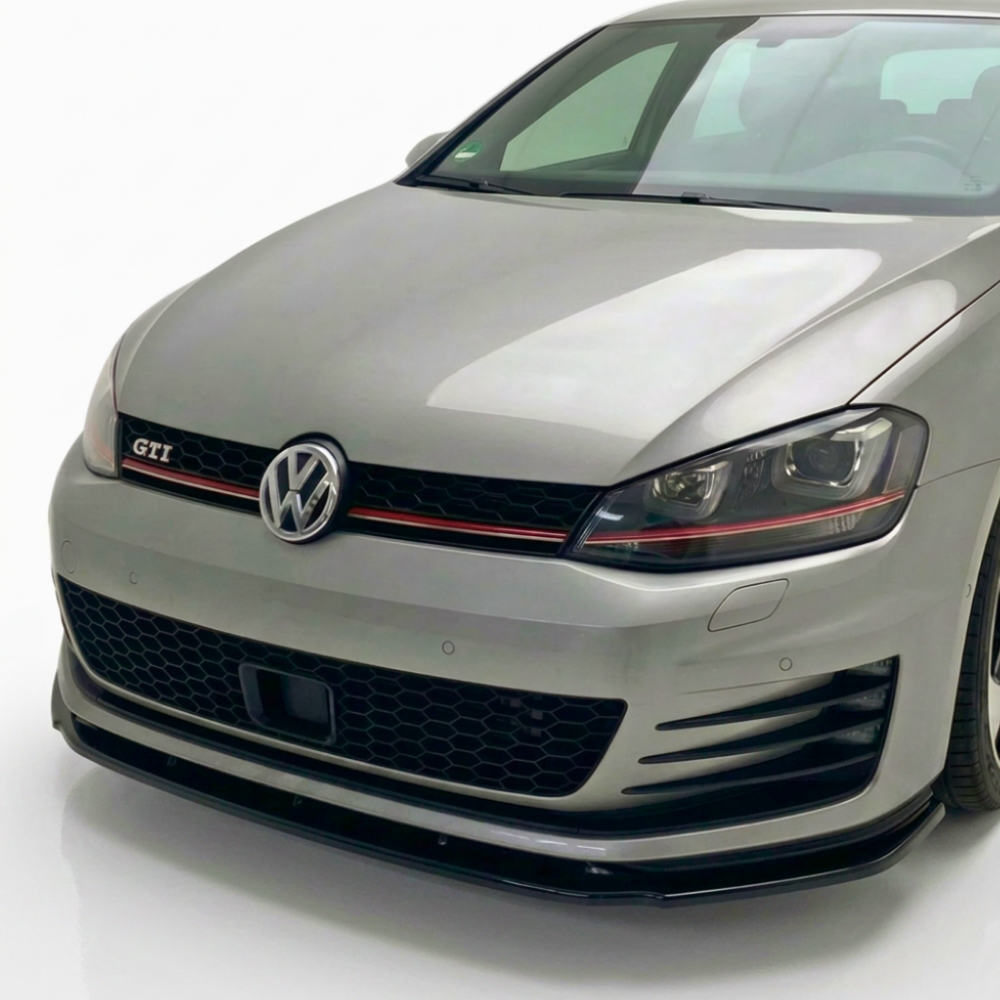 Front Splitter for Volkswagen Golf Mk7 GTI (2013–2016) — Gloss Black
