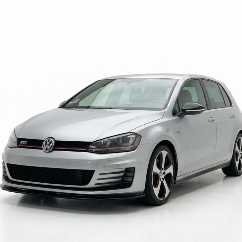 Front Splitter for Volkswagen Golf Mk7 GTI (2013–2016) — Gloss Black