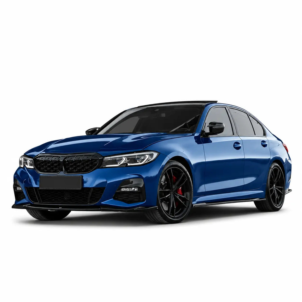 Front Splitter for BMW 3 Series G20-G21 M-Sport (2018–2022) — Gloss Black