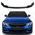 Front Splitter for BMW 3 Series G20-G21 M-Sport (2018–2022) — Gloss Black