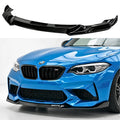 Front Splitter for BMW M2 Competition F87 (2018–2020) — Gloss Black