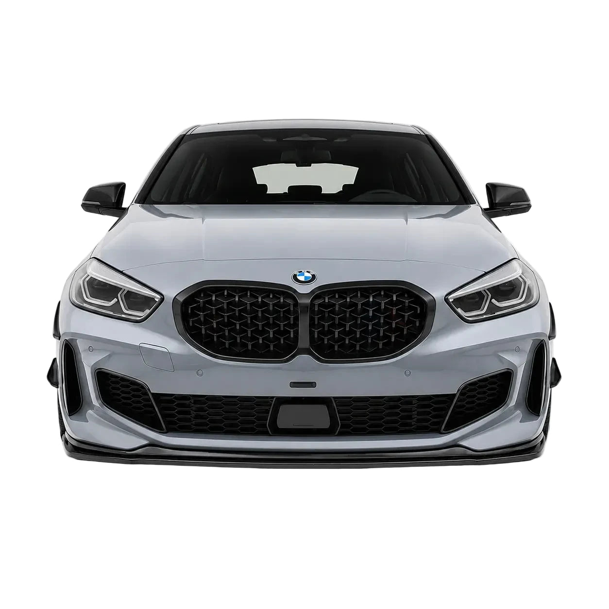 Front Splitter for BMW 1 Series F40 M-Pack / M135i (2019+) — Gloss Black