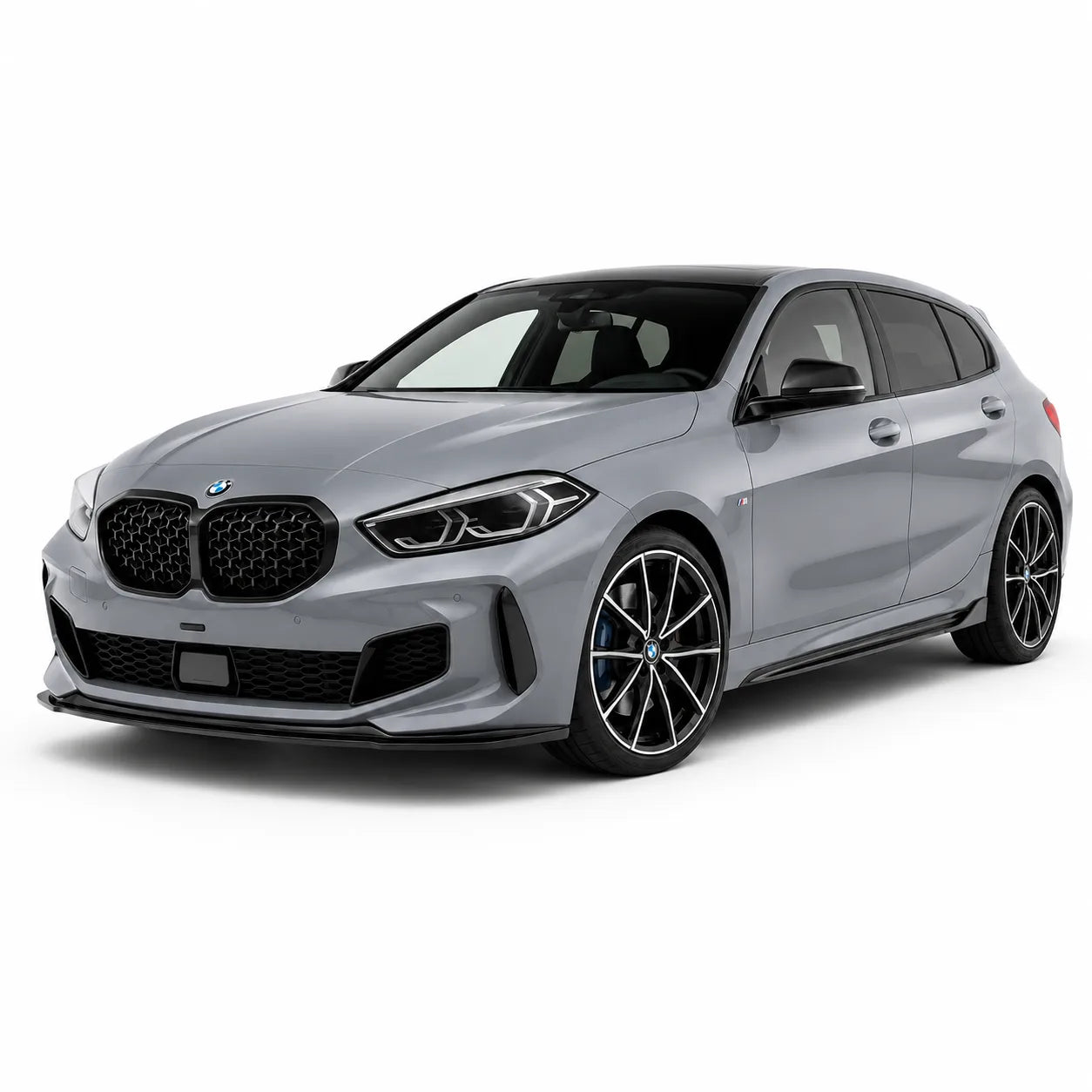 Front Splitter for BMW 1 Series F40 M-Pack / M135i (2019+) — Gloss Black