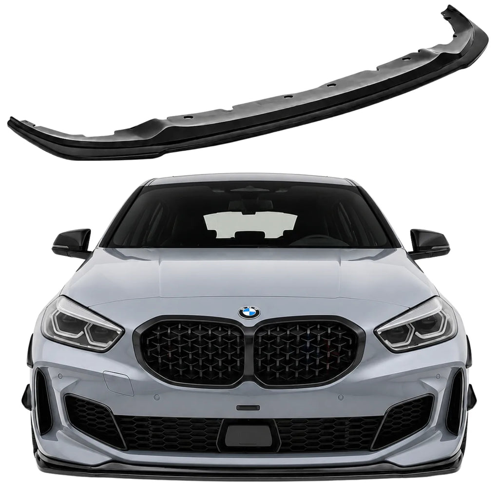 Front Splitter for BMW 1 Series F40 M-Pack / M135i (2019+) — Gloss Black