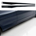 Mercedes C-Class W205 Side Skirt Extensions (2pcs) — 2015–2021 Gloss Black