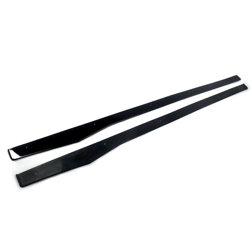Mercedes C-Class W205 Side Skirt Extensions (2pcs) — 2015–2021 Gloss Black