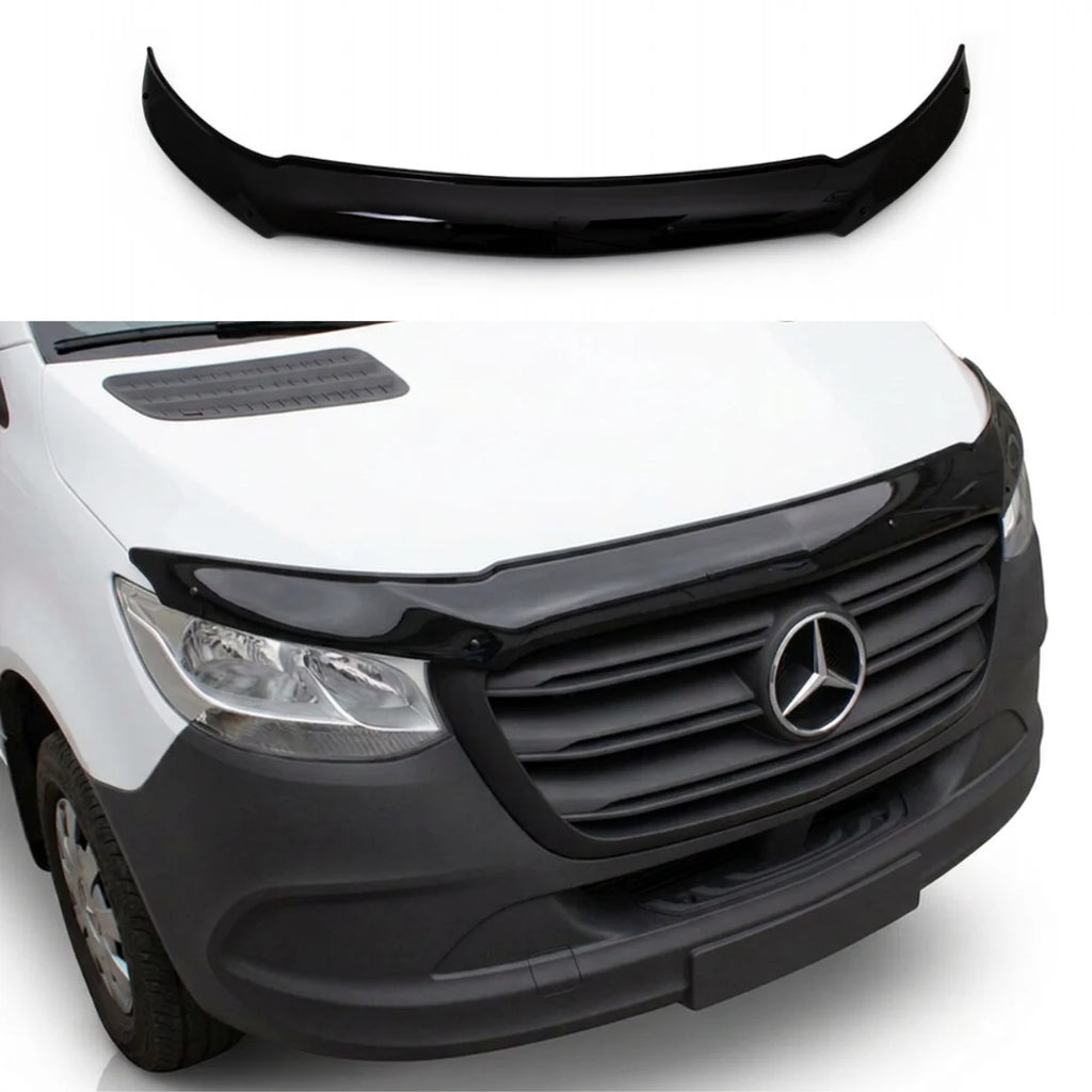 Mercedes Sprinter Bonnet Protector — 2018 Onwards Gloss Black