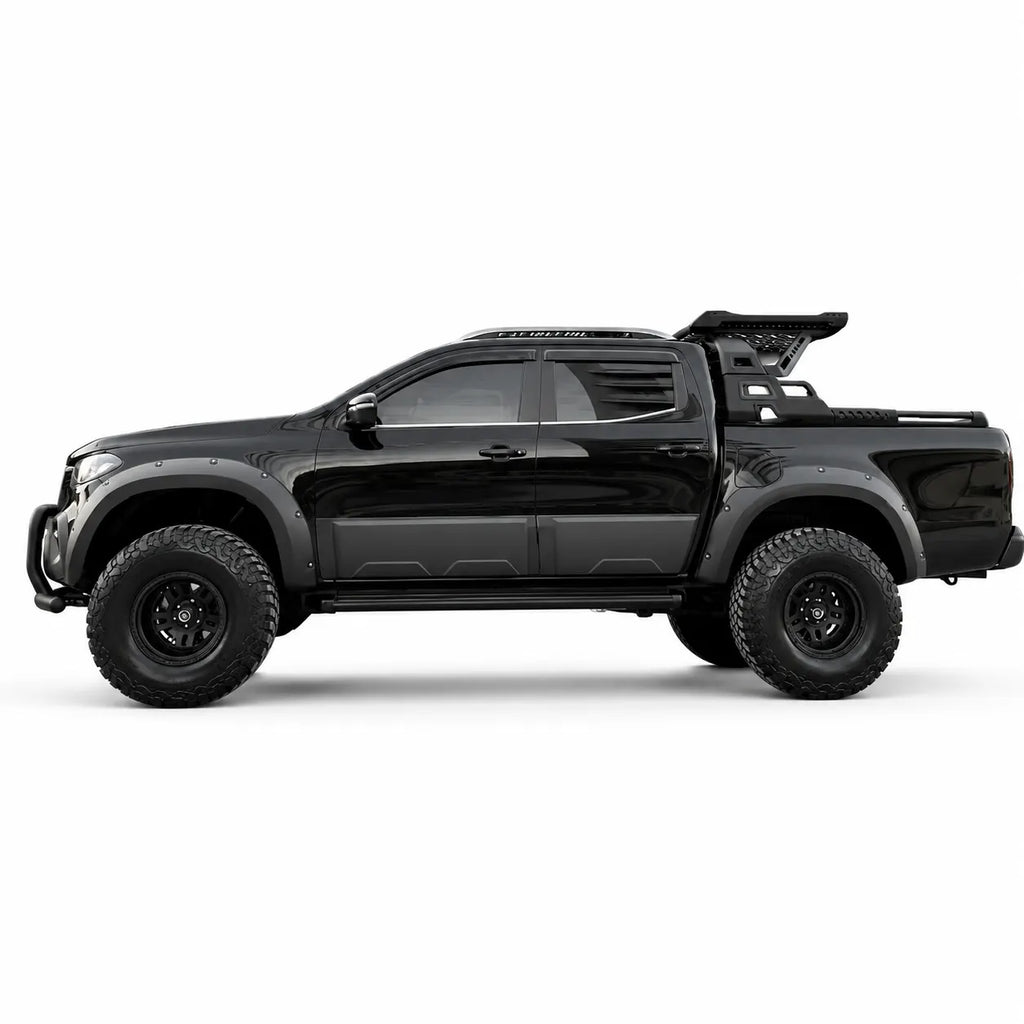 Mercedes X-Class Body Cladding (4pcs) — W470 2017+ Matte Black