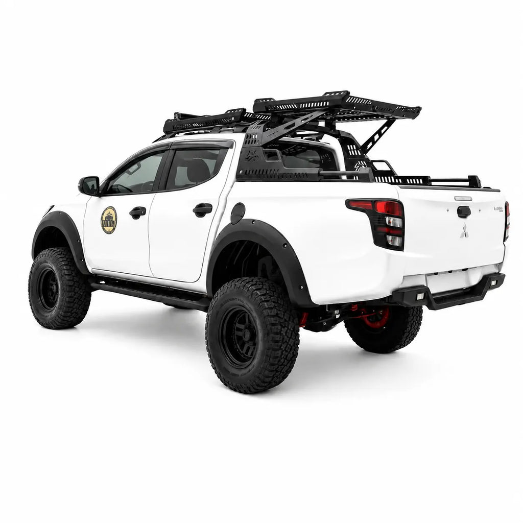 Mitsubishi L200 & Fiat Fullback Fender Flares (4pcs) — 2015–2019 Matte Black