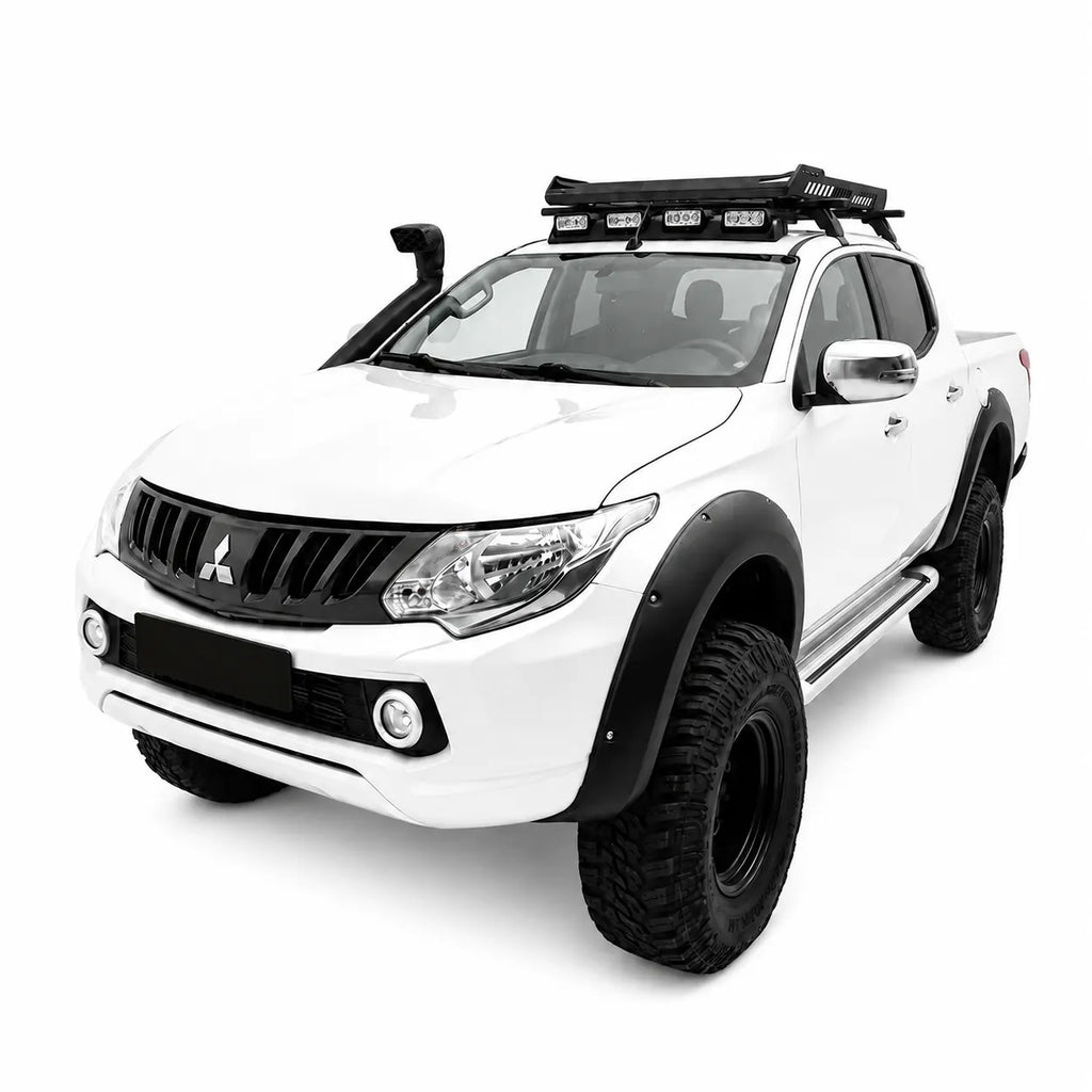 Mitsubishi L200 & Fiat Fullback Fender Flares (4pcs) — 2015–2019 Matte Black