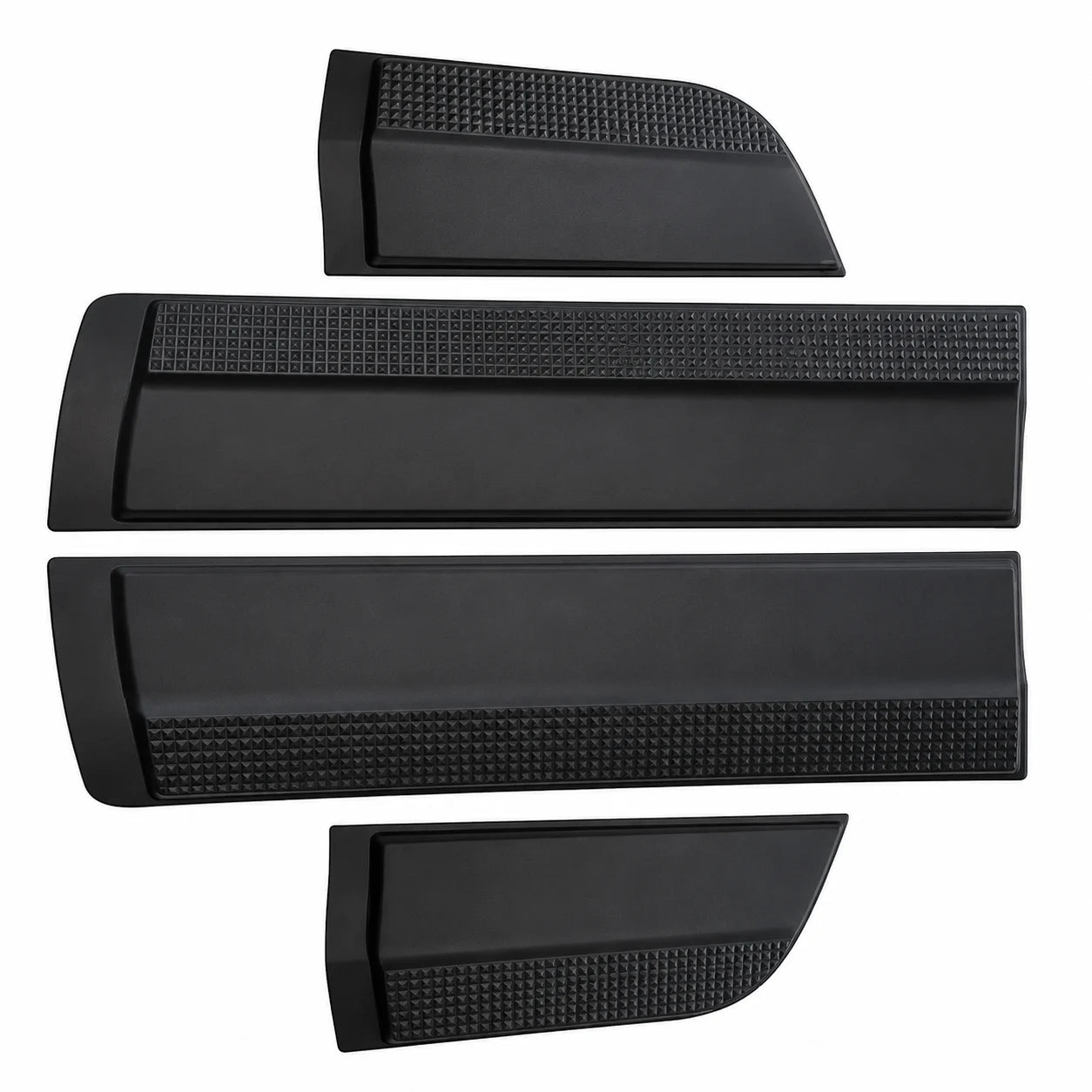 Mitsubishi L200 & Fiat Fullback Body Cladding (4pcs) — 2015+ Matte Black