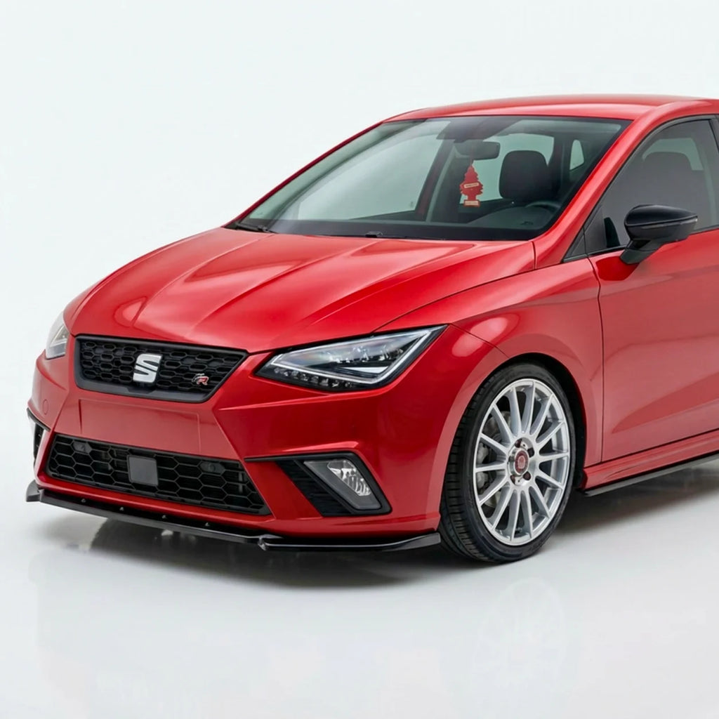 Seat Ibiza MK5 Front Splitter — 2017–2021 Gloss Black