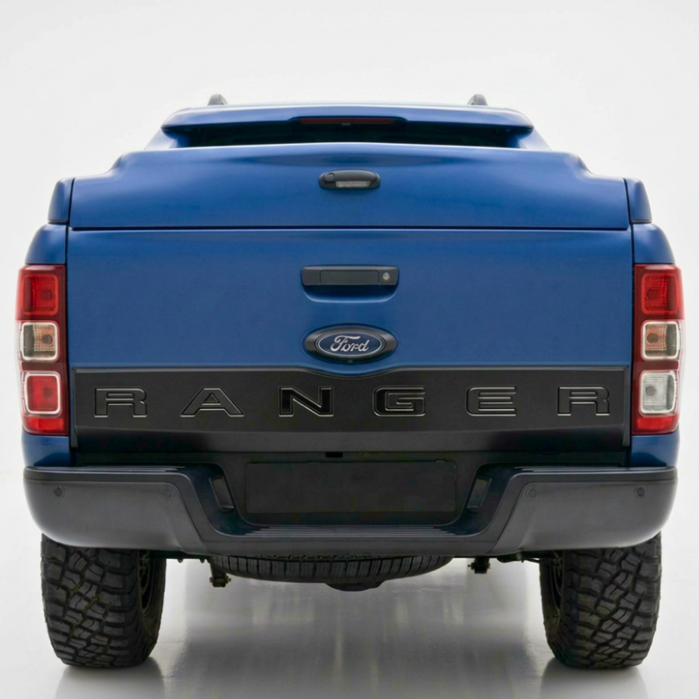Half Tailgate Cover for FORD Ranger T6 (2012–2015), T7 (2015–2019), and T8 (2019–2022) — Matte Black