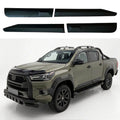 Toyota Hilux Body Cladding (4pcs) — 8th Gen 2015+ Matte Black
