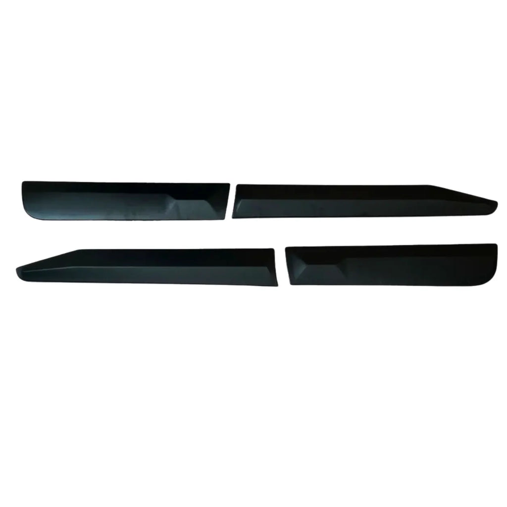 Toyota Hilux Body Cladding (4pcs) — 8th Gen 2015+ Matte Black
