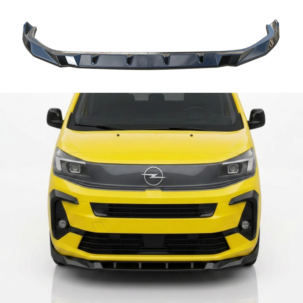 Vauxhall Vivaro C Front Splitter — Facelift 2024+ Gloss Black