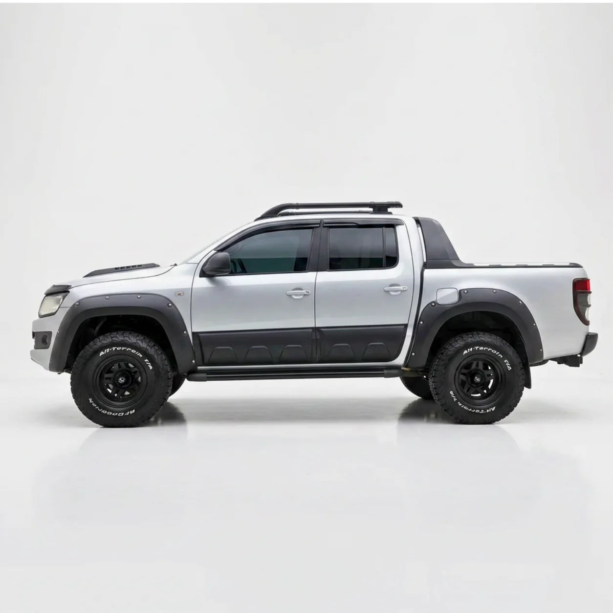 VW Amarok Body Cladding (6pcs) — MK1 2010–2022 Matte Black