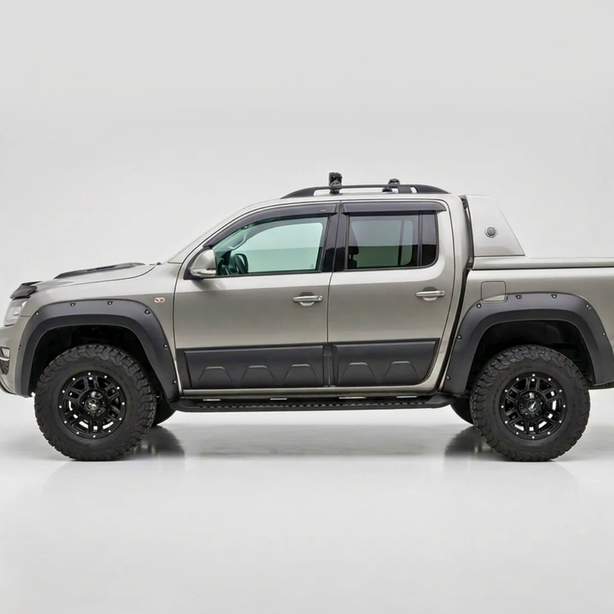 VW Amarok Body Cladding (6pcs) — MK1 2010–2022 Matte Black